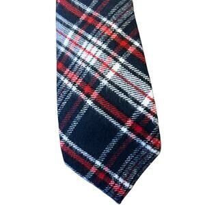Stafford Blue, Red, White Plaid Men's Neck Tie-NWT